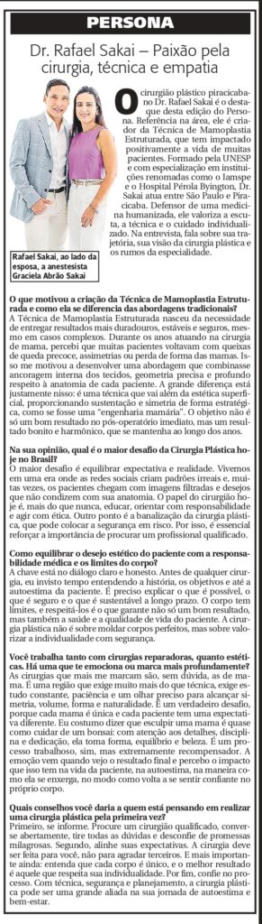 Dr. Rafael Sakai – Paixão pela cirurgia, técnica e empatia